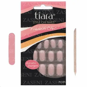 TIARA UÑAS POSTIZAS FRENCH CHIC ROSA PALO SDN800