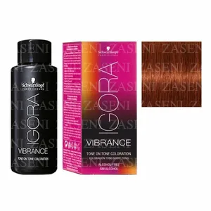 SCHWARZKOPF TINTE IGORA VIBRANCE 6-78 RUBIO OSCURO COBRIZO ROJO 60ML