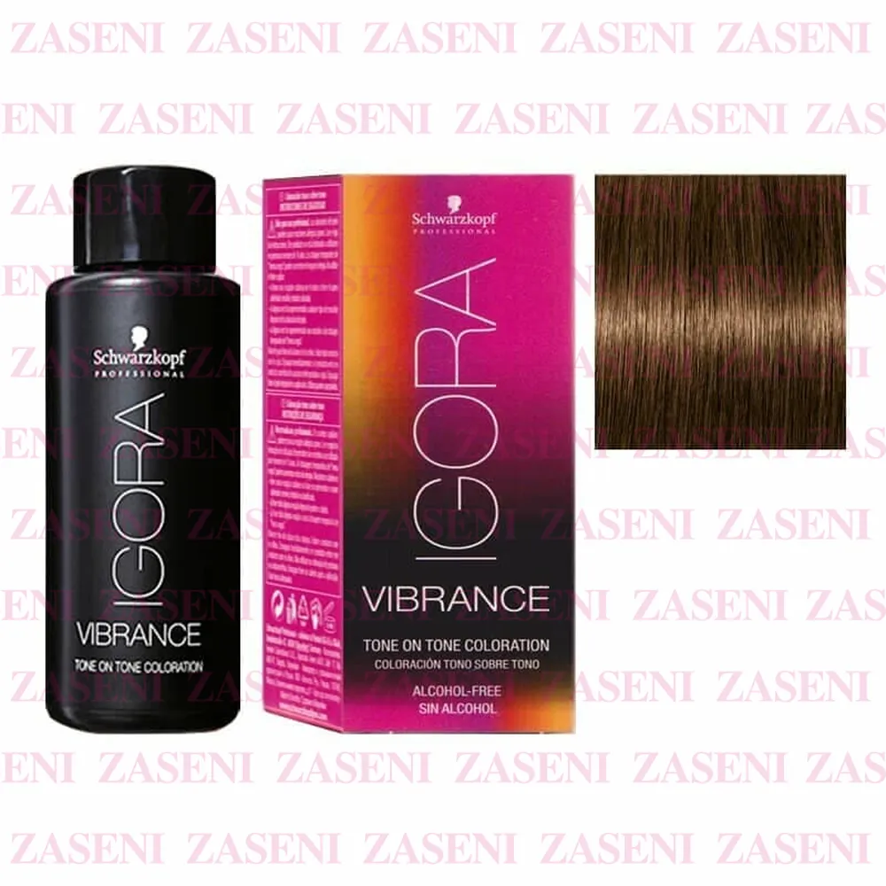 SCHWARZKOPF TINTE IGORA VIBRANCE 5-5 CASTAÑO CLARO DORADO 60ML