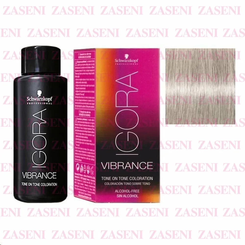 SCHWARZKOPF TINTE IGORA VIBRANCE 9.5-1 TONALIZADOR CENIZA 60ML