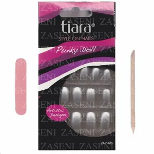 TIARA UÑAS POSTIZAS PUNKY DOLL PLATA 2013222