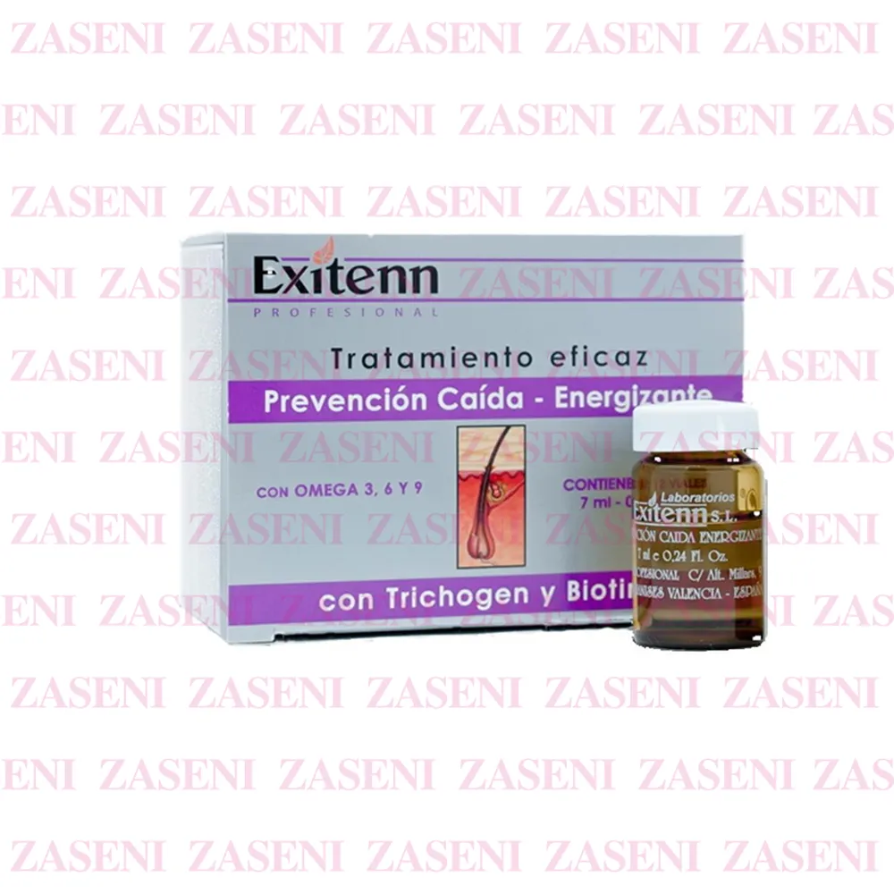 EXITENN AMPOLLAS ANTICAÍDA ENERGIZANTES 7ML 12UDS