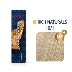 WELLA TINTE KOLESTON PERFECT ME+ RICH NATURALS 10/1 RUBIO SÚPER CLARO CENIZA 60ML