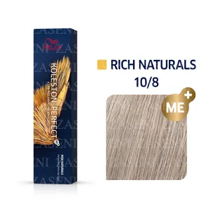 WELLA TINTE KOLESTON PERFECT ME+ RICH NATURALS 10/8 RUBIO SÚPER CLARO PERLA 80ML