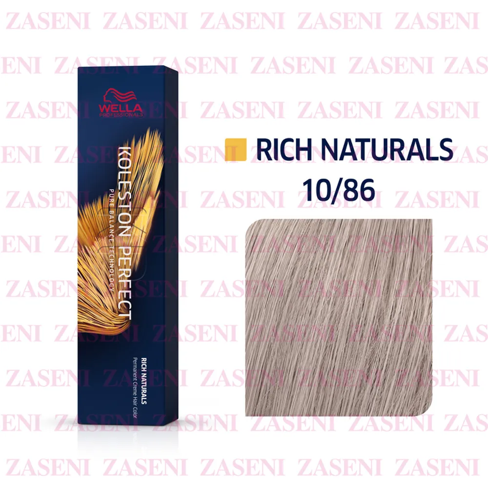 WELLA TINTE KOLESTON PERFECT RICH NATURALS 10/86 RUBIO SÚPER CLARO PERLA VIOLETA 60ML