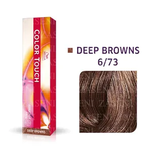 WELLA TINTE COLOR TOUCH DEEP BROWNS 6/73 RUBIO OSCURO MARRÓN DORADO 60ML 