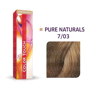 WELLA TINTE COLOR TOUCH PURE NATURALS 7/03 RUBIO MEDIO NATURAL DORADO 60ML