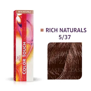 WELLA TINTE COLOR TOUCH RICH NATURALS 5/37 CASTAÑO CLARO DORADO MARRÓN 60ML