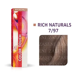 WELLA TINTE COLOR TOUCH RICH NATURALS 7/97 RUBIO MEDIO CENDRÉ MARRÓN 60ML