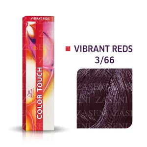 WELLA TINTE COLOR TOUCH VIBRANT REDS 3/66 CASTAÑO OSCURO VIOLETA INTENSO 60ML