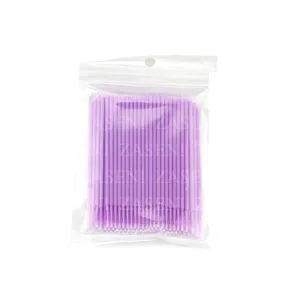 BASTONCITOS PERMANENTE DE PESTAÑAS LILAS 100UDS