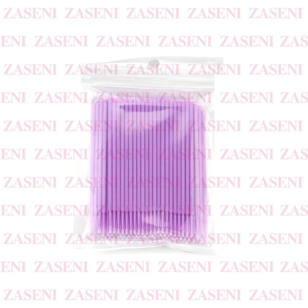 BASTONCITOS PERMANENTE DE PESTAÑAS LILAS 100UDS