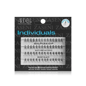 ARDELL INDIVIDUALS PESTAÑAS INDIVIDUALES SIN NUDOS CORTAS 56 NEGRAS