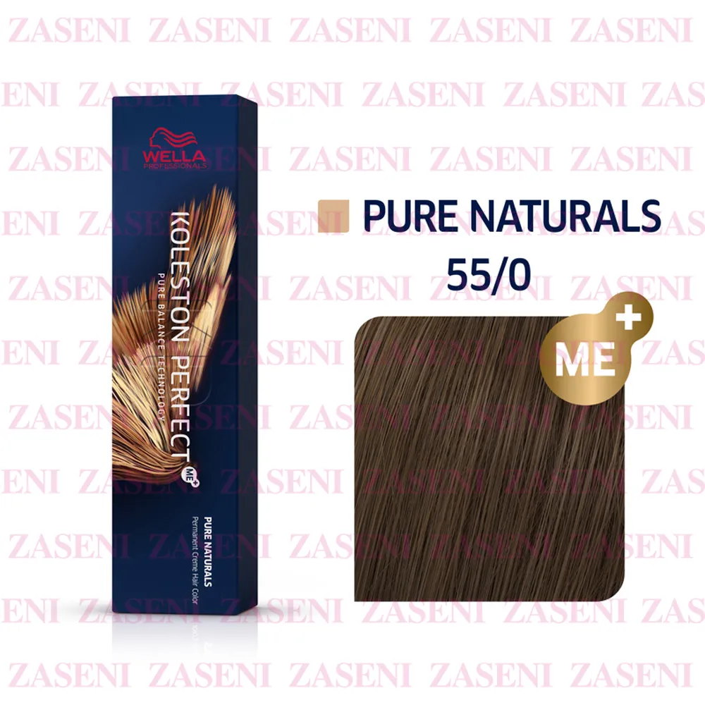 WELLA TINTE KOLESTON PERFECT ME+ PURE NATURALS 55/0 CASTAÑO CLARO INTENSO 60ML