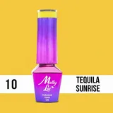 MOLLY LAC ESMALTE SEMIPERMANENTE COCKTAILS & DRINKS N° 10 TEQUILA SUNRISE 10ML