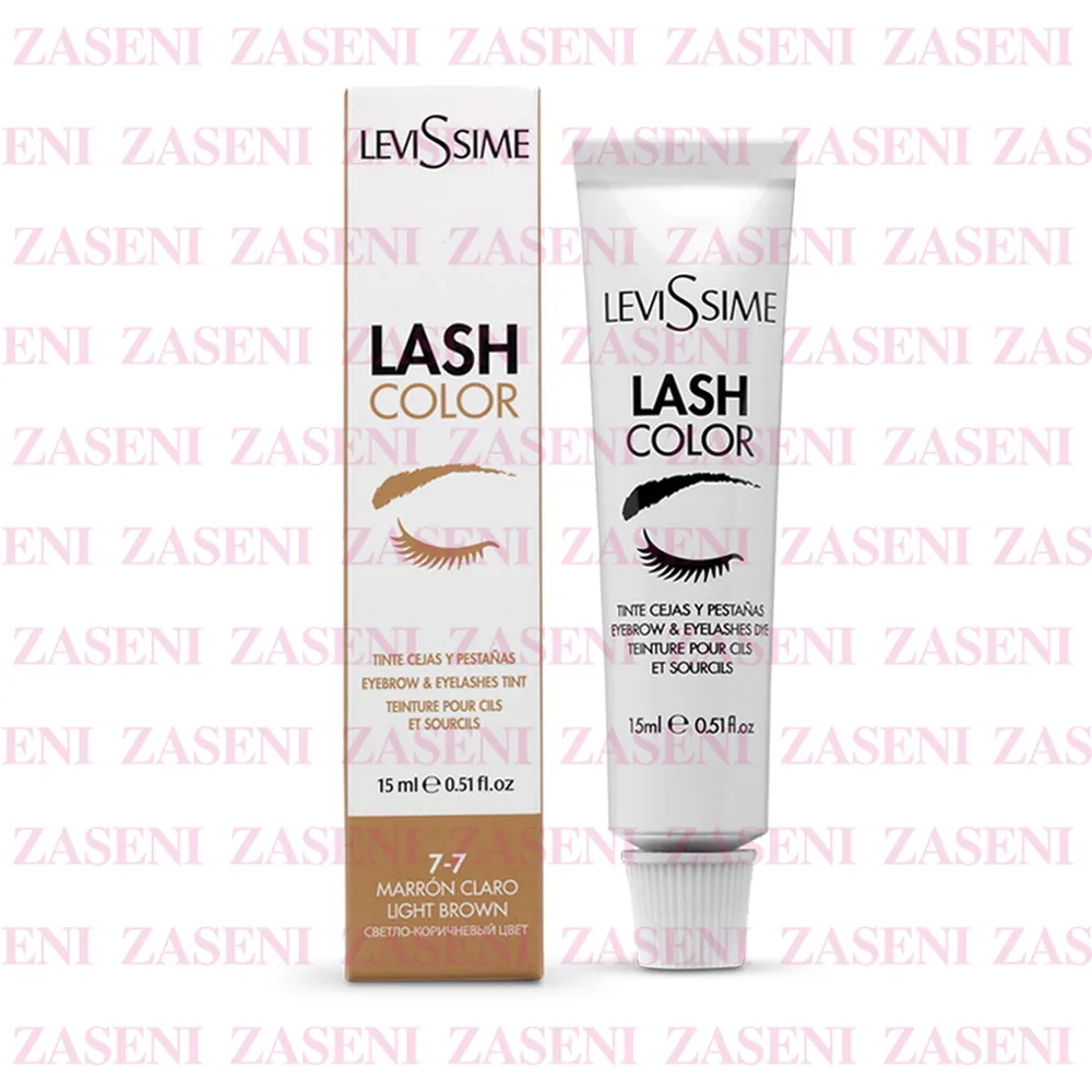 LEVISSIME LASH COLOR TINTE CEJAS Y PESTAÑAS 7.7 MARRÓN CLARO 15ML