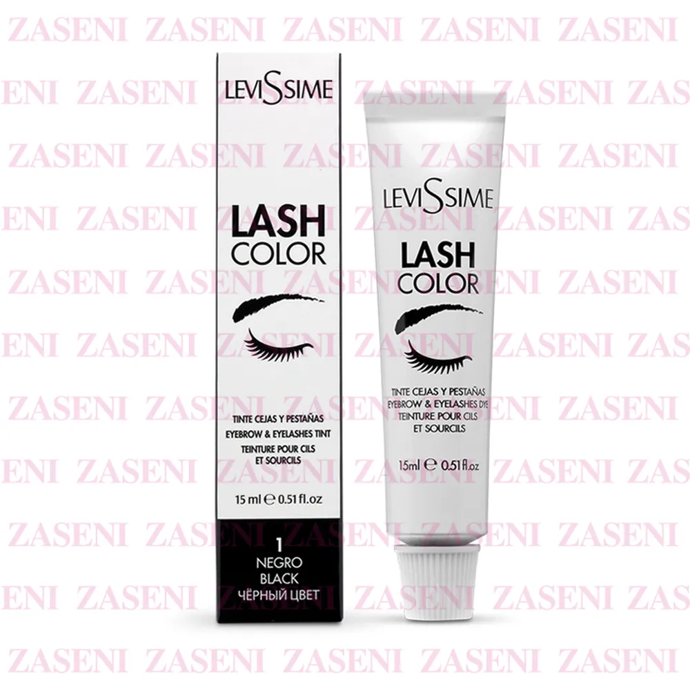 LEVISSIME LASH COLOR TINTE CEJAS Y PESTAÑAS 1 NEGRO 15ML