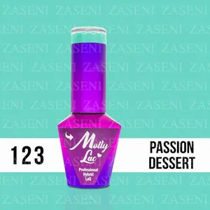 MOLLY LAC ESMALTE SEMIPERMANENTE Nº 123 PASSION DESSERT 10ML