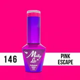MOLLY LAC ESMALTE SEMIPERMANENTE FLAMINGO COLLECTION N° 146 PINK ESCAPE 10ML