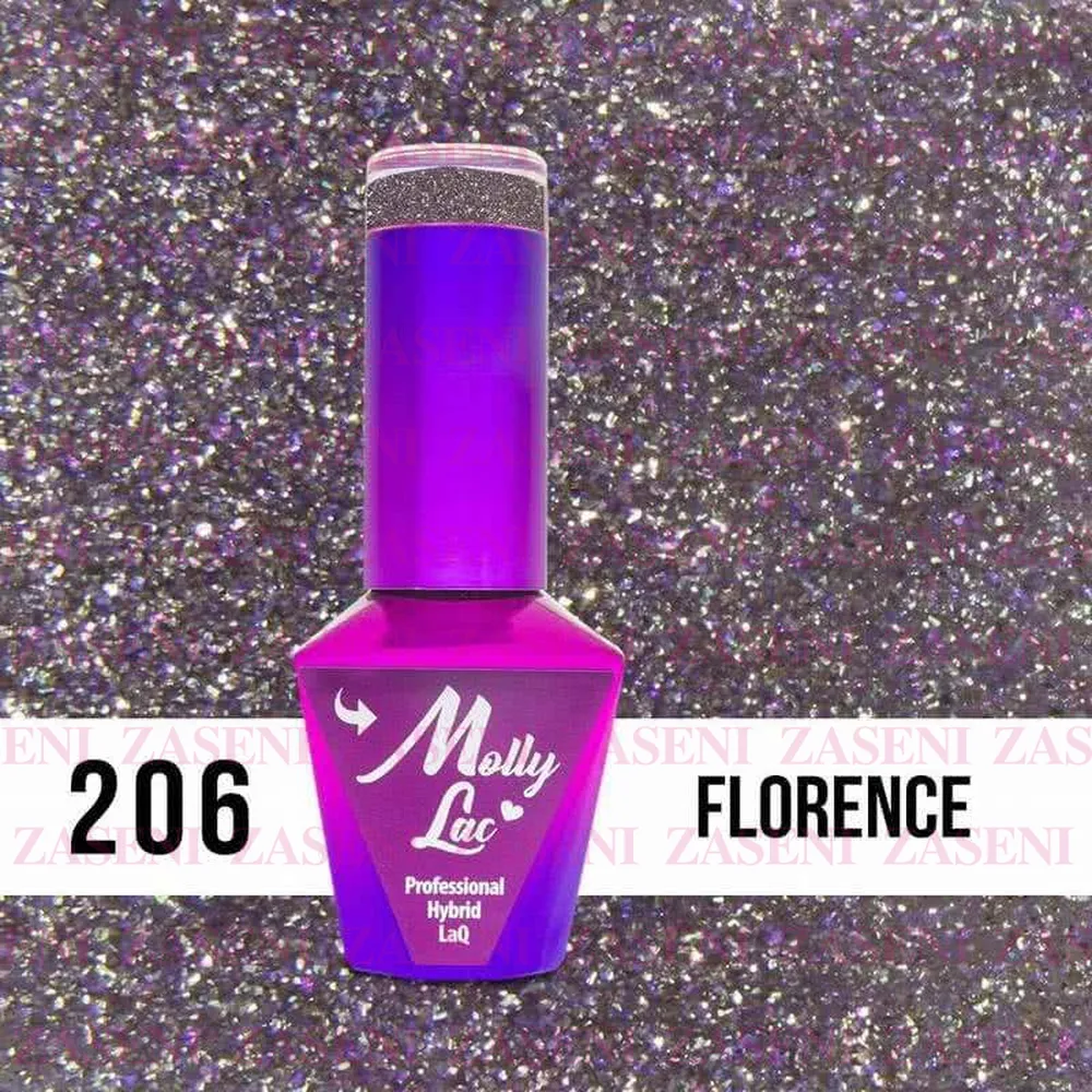 MOLLY LAC ESMALTE SEMIPERMANENTE Nº 206 FLORENCE 10ML