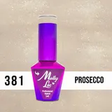 MOLLY LAC ESMALTE SEMIPERMANENTE WEDDING DREAM & CHAMPAGNE N° 381 PROSECCO 10ML