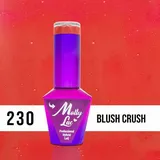 MOLLY LAC ESMALTE SEMIPERMANENTE GLOWING TIME N° 230 BLUSH CRUSH 10ML