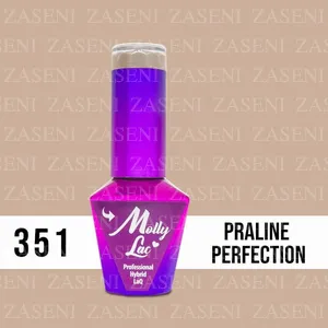 MOLLY LAC ESMALTE SEMIPERMANENTE Nº 351 PRALINE PERFECTION 10ML