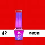 MOLLY LAC ESMALTE SEMIPERMANENTE ELITE WOMAN N° 42 CRIMSON 10ML