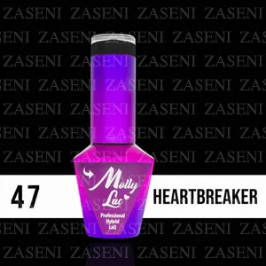 MOLLY LAC ESMALTE SEMIPERMANENTE Nº 47 HEARTBREAKER 10ML