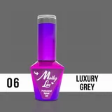 MOLLY LAC ESMALTE SEMIPERMANENTE GLAMOUR WOMAN N° 06 LUXURY GREY 10ML