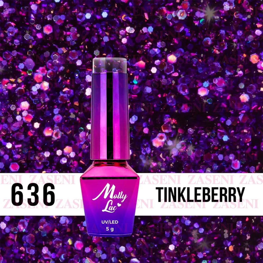 MOLLY LAC ESMALTE SEMIPERMANENTE SPOTLIGHT Nº 636 TINKLEBERRY 5ML