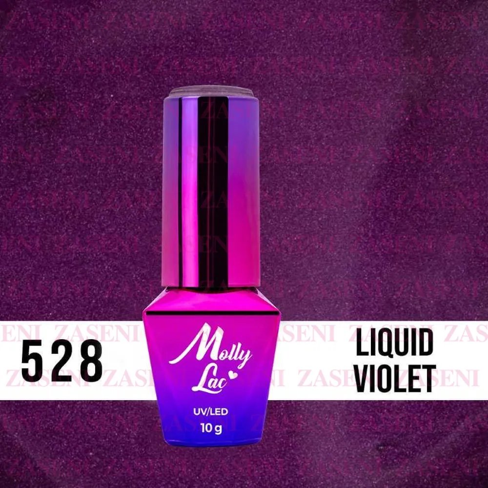 MOLLY LAC ESMALTE SEMIPERMANENTE I'M THE NUDE LOVER Nº 528 LIQUID VIOLET 10ML
