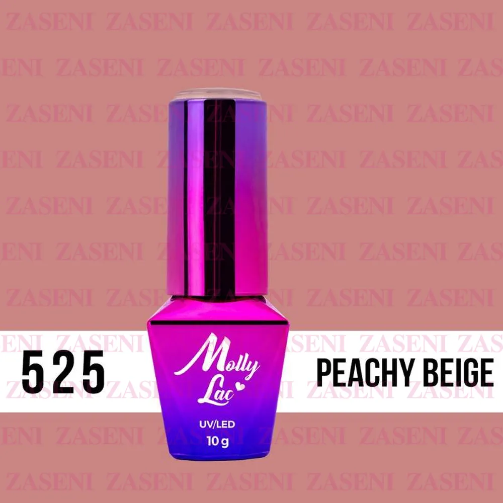 MOLLY LAC ESMALTE SEMIPERMANENTE Nº 525 PEACHY BEIGE 10ML