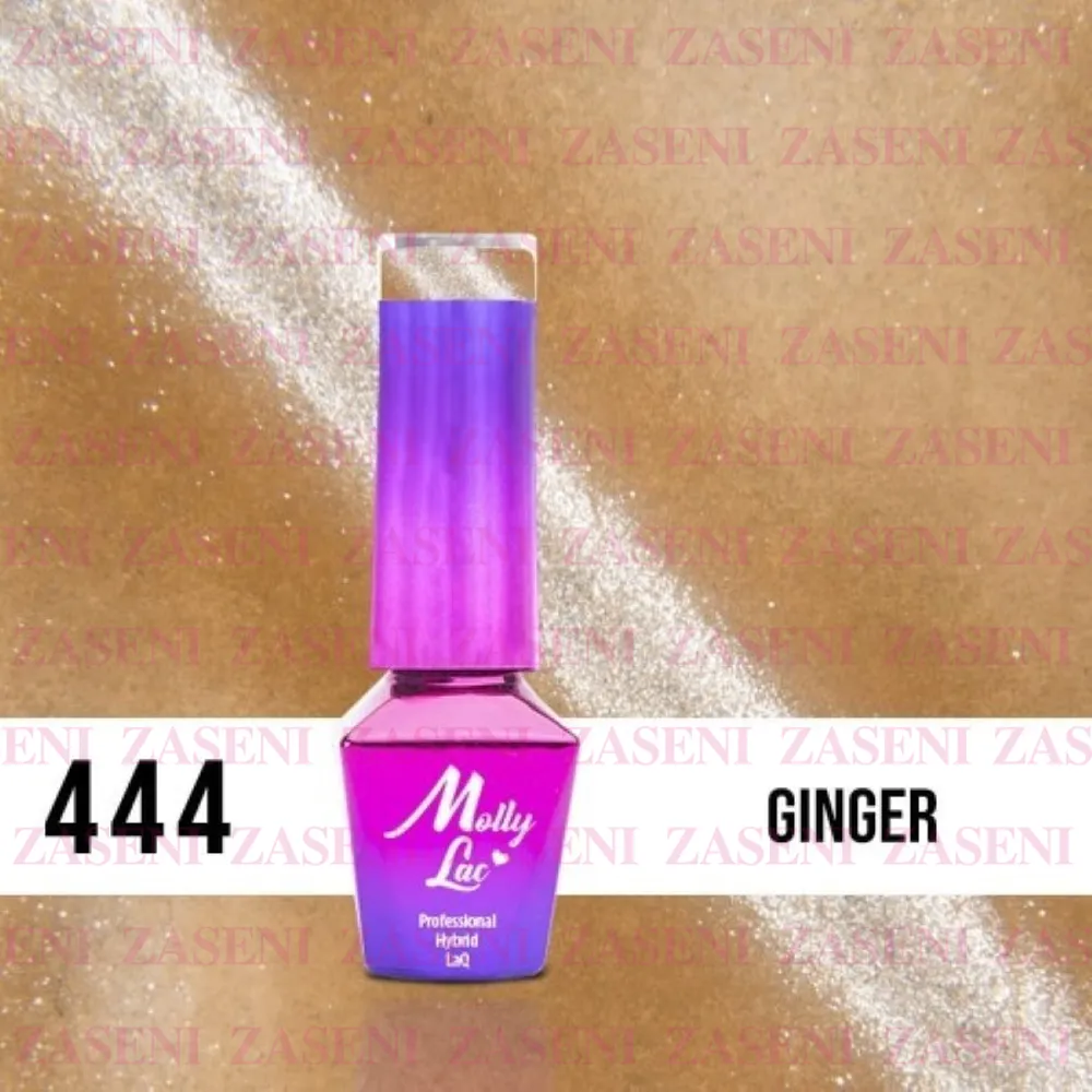 MOLLY LAC ESMALTE SEMIPERMANENTE OJO DE GATO Nº 444 GINGER 5ML