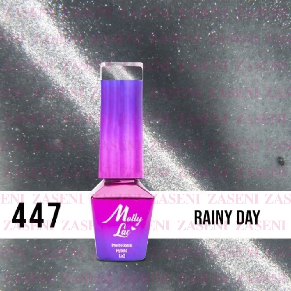 MOLLY LAC ESMALTE SEMIPERMANENTE OJO DE GATO Nº 447 RAINY DAY 5ML