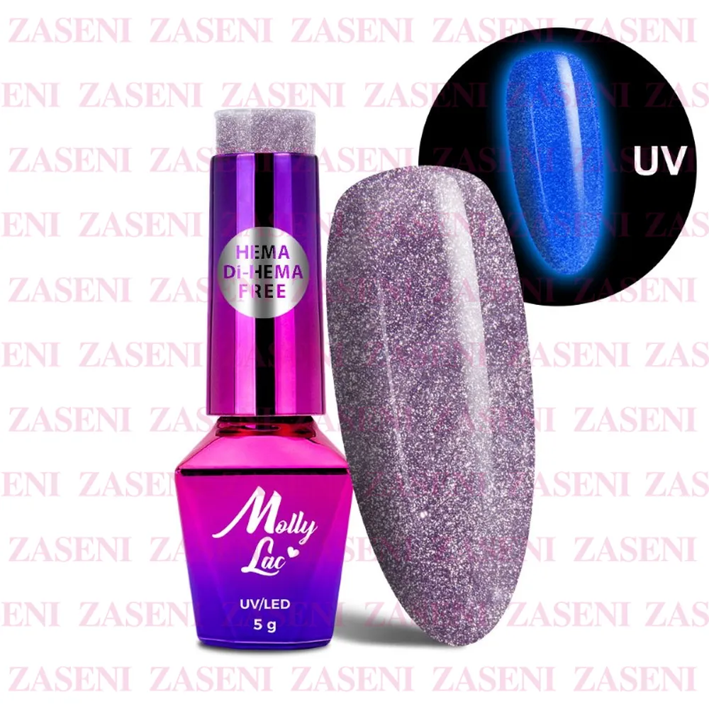 MOLLY LAC ESMALTE SEMIPERMANENTE NIGHT GLOWING Nº 675 USELINK 5ML