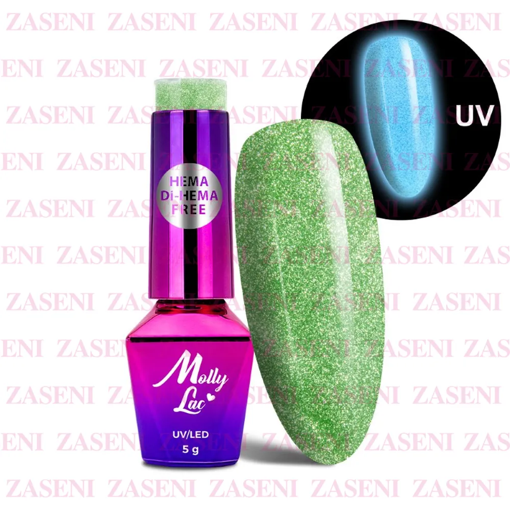 MOLLY LAC ESMALTE SEMIPERMANENTE NIGHT GLOWING Nº 678 EXCITER 5ML