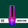 MOLLY LAC ESMALTE SEMIPERMANENTE GREEN PARTY Nº 92 GREEN TO ME 10ML