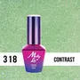 MOLLY LAC ESMALTE SEMIPERMANENTE GREEN PARTY Nº 318 CONTRAST 10ML