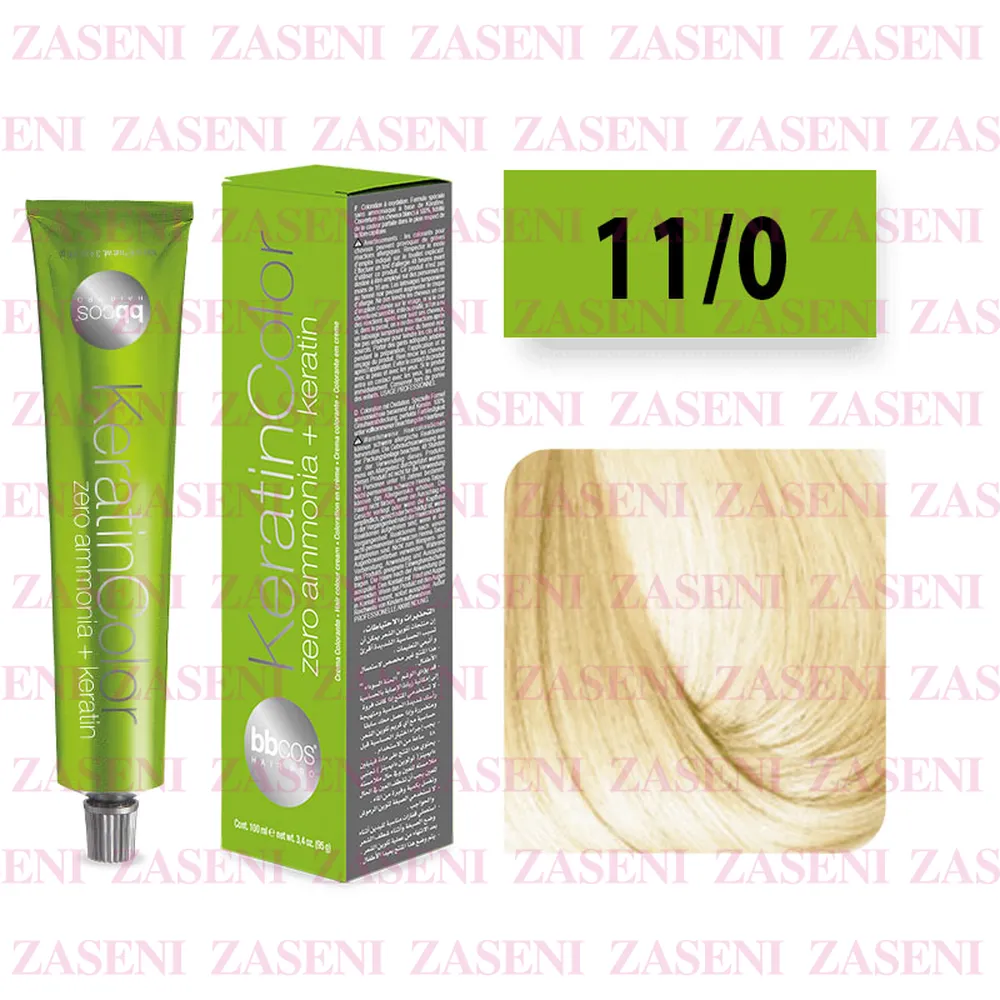 BBCOS TINTE KERATIN COLOR 11/0 RUBIO CLARÍSIMO 100ML