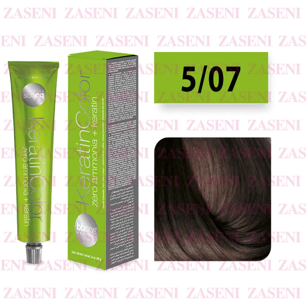 BBCOS TINTE KERATIN COLOR 5/07 CASTAÑO CLARO TABACO 100ML