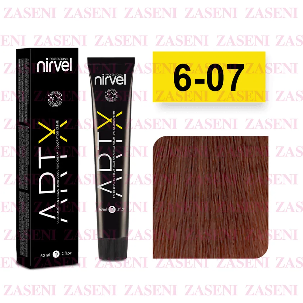 NIRVEL TINTE ARTX 6-07 RUBIO OSCURO NATURAL CÁLIDO 60ML