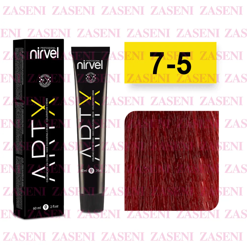 NIRVEL TINTE ARTX 7-5 RUBIO MEDIO ROJO 60ML
