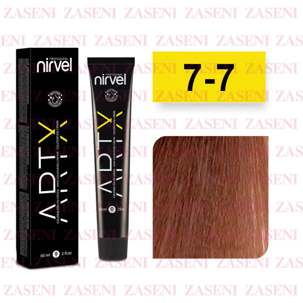 NIRVEL TINTE ARTX 7-7 RUBIO MEDIO ARENA 60ML