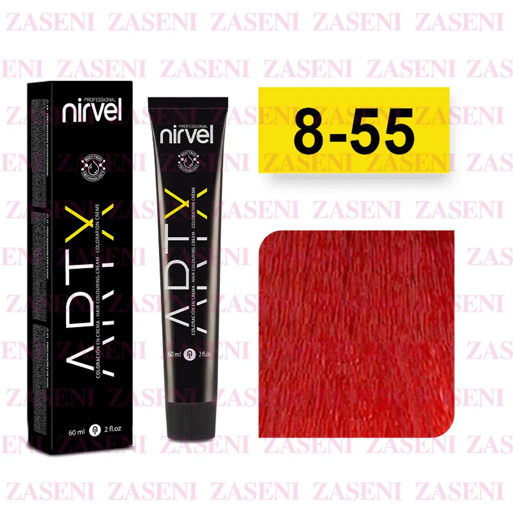 NIRVEL TINTE ARTX 8-55 RUBIO CLARO ROJO INTENSO 60ML
