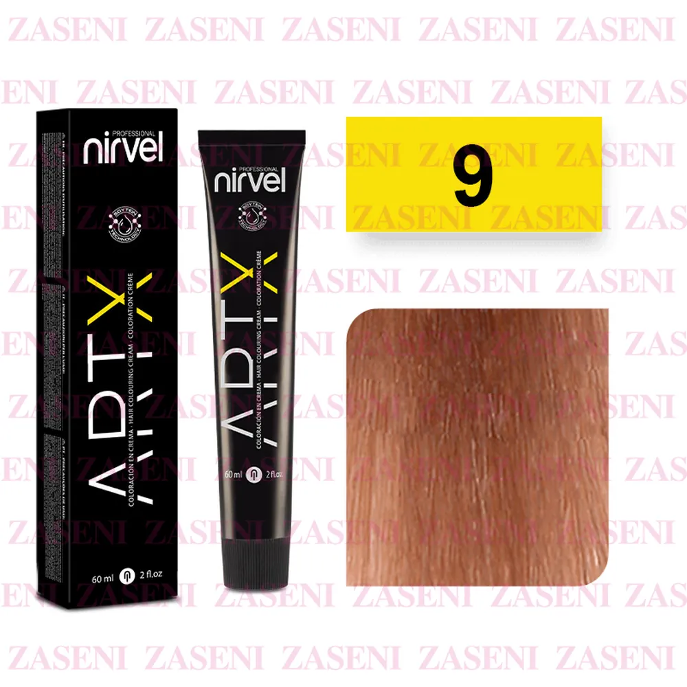 NIRVEL TINTE ARTX 9 RUBIO MUY CLARO NATURAL 60ML