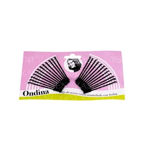 ONDINA HORQUILLA CLIP NEGRA 24 UDS