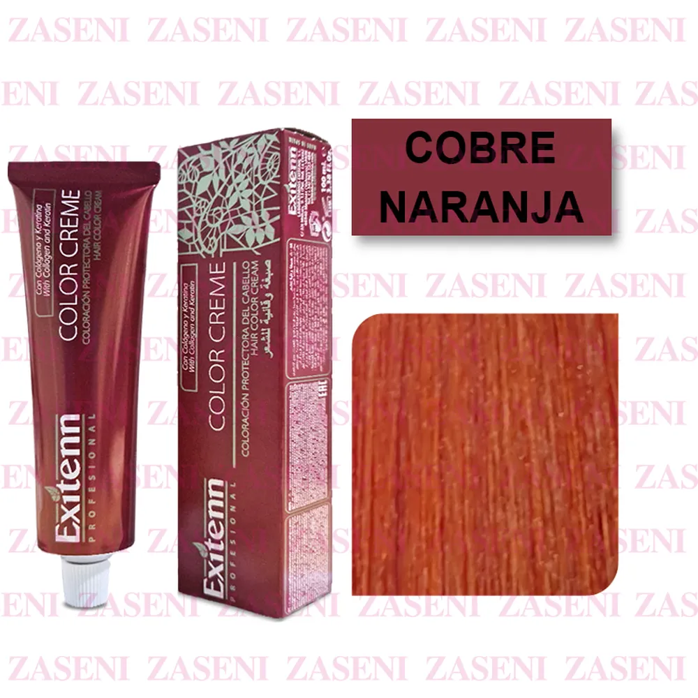 EXITENN TINTE COLOR CREME COBRE NARANJA 100ML