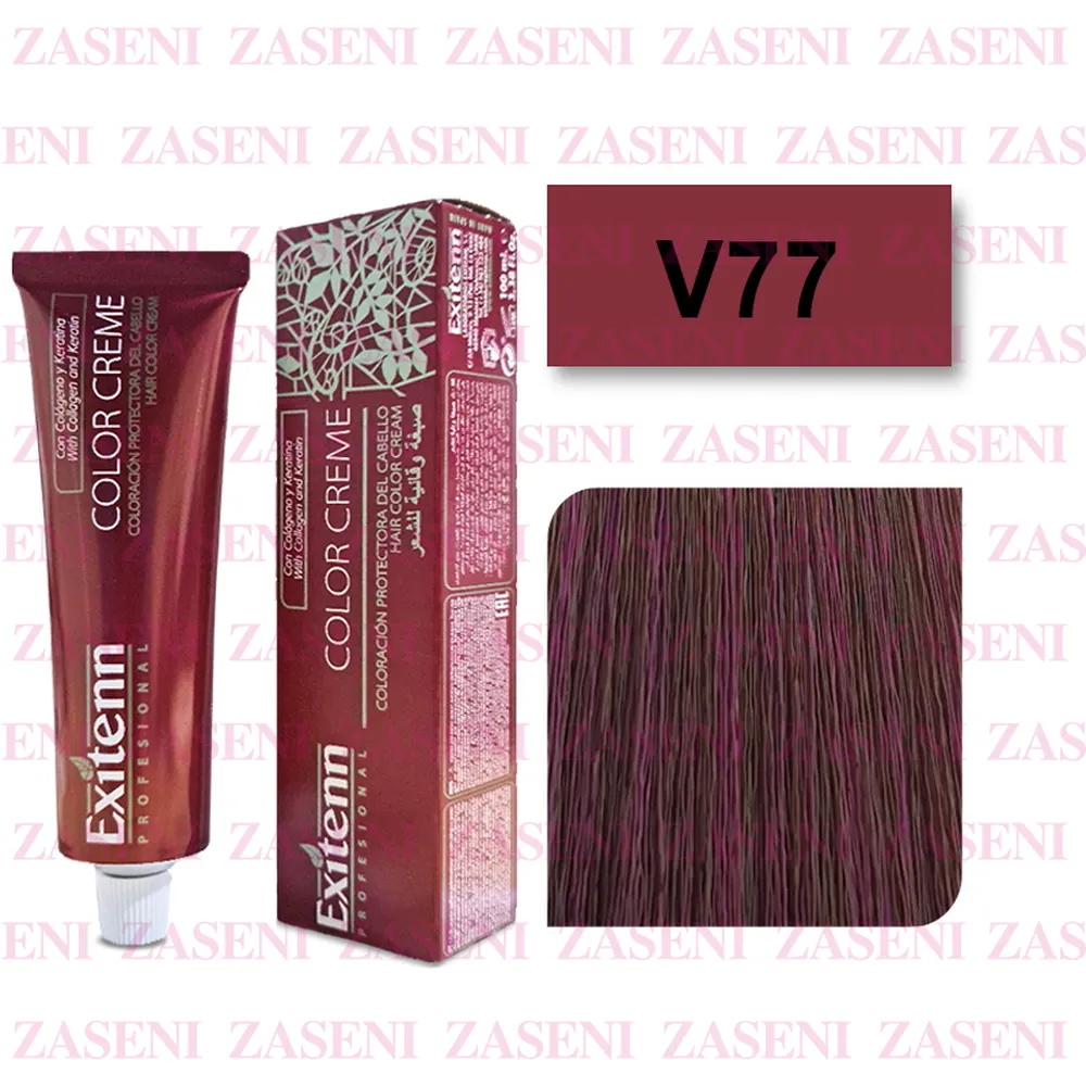 EXITENN TINTE COLOR CREME V77 FRAMBUESA TROPICAL 100ML