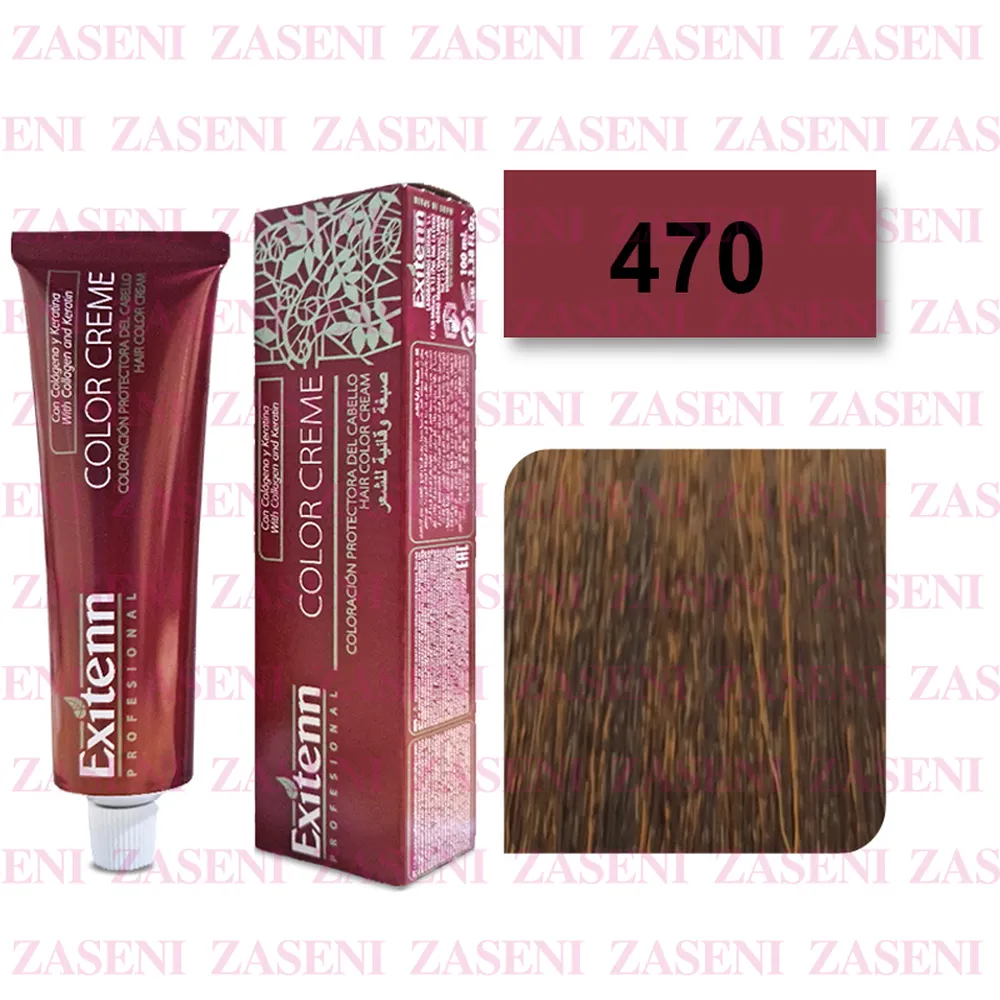 EXITENN TINTE COLOR CREME 470 CHOCOLATE OSCURO 100ML